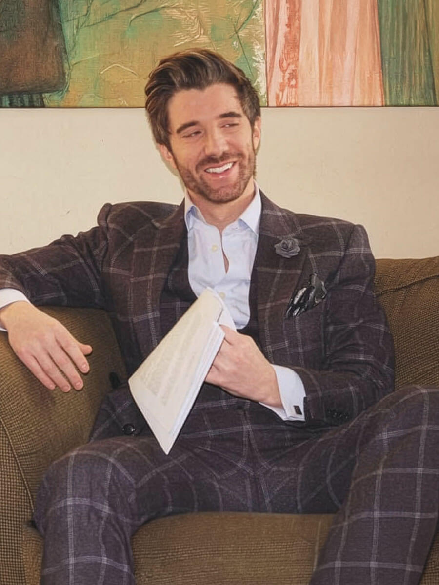 Rob Judge coaching at his desk